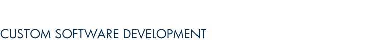 Custom Software Development